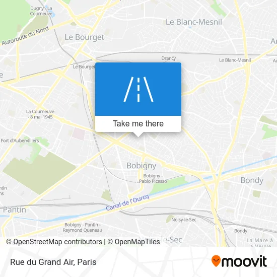 Rue du Grand Air map