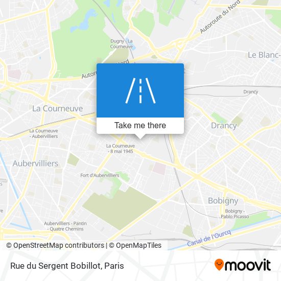 Mapa Rue du Sergent Bobillot