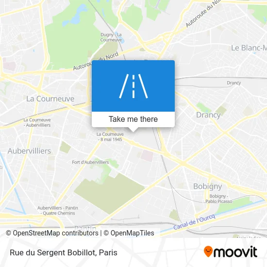Rue du Sergent Bobillot map