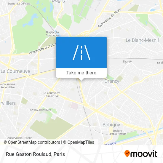 Rue Gaston Roulaud map