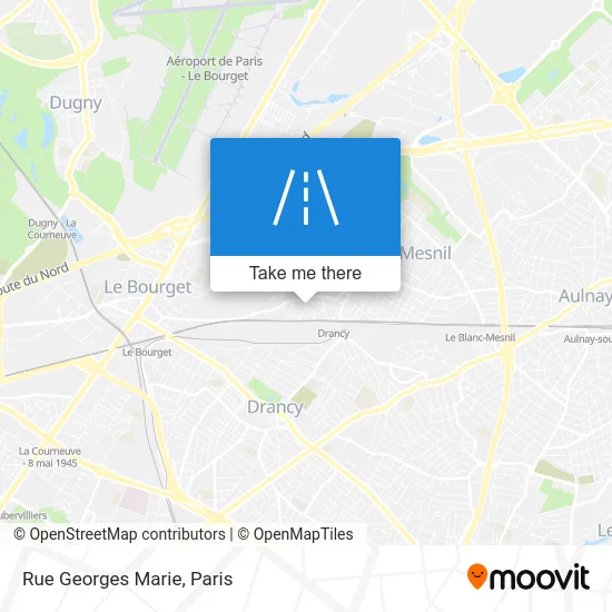 Rue Georges Marie map