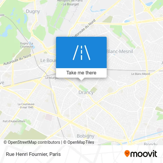 Rue Henri Fournier map