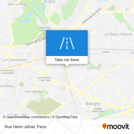 Rue Henri Jahier map
