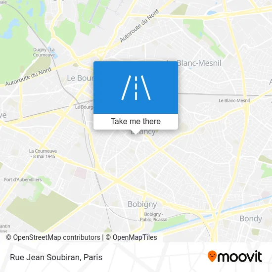 Rue Jean Soubiran map