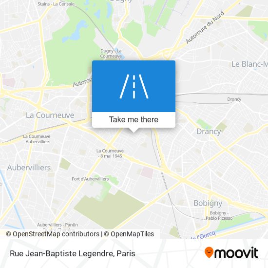 Rue Jean-Baptiste Legendre map