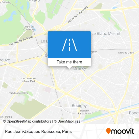 Rue Jean-Jacques Rousseau map