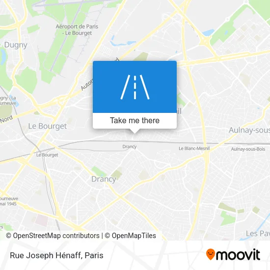 Rue Joseph Hénaff map