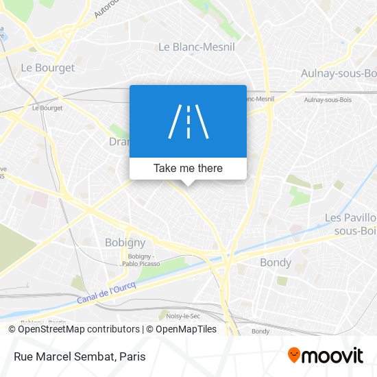 Mapa Rue Marcel Sembat