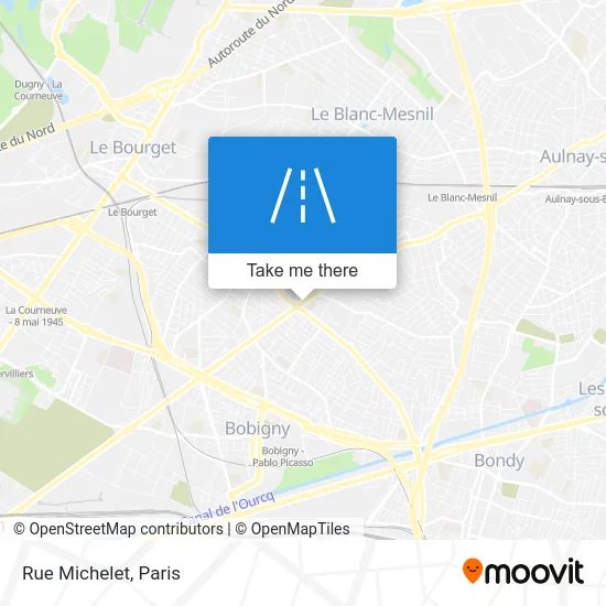 Rue Michelet map