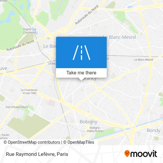 Rue Raymond Lefèvre map