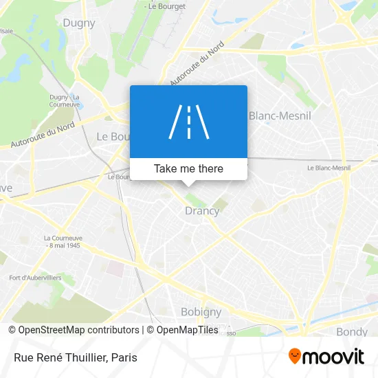 Rue René Thuillier map