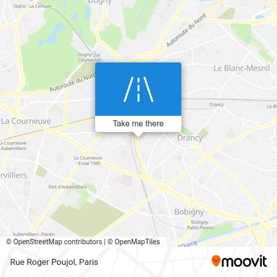 Rue Roger Poujol map