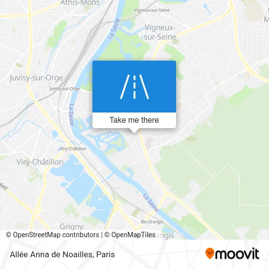 Allée Anna de Noailles map