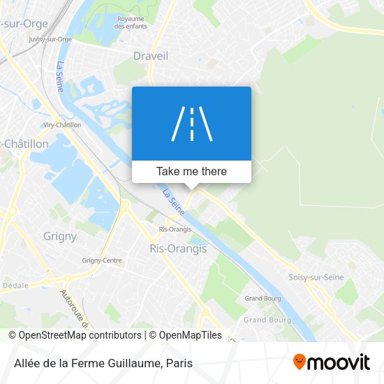 Allée de la Ferme Guillaume map