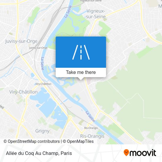 Allée du Coq Au Champ map
