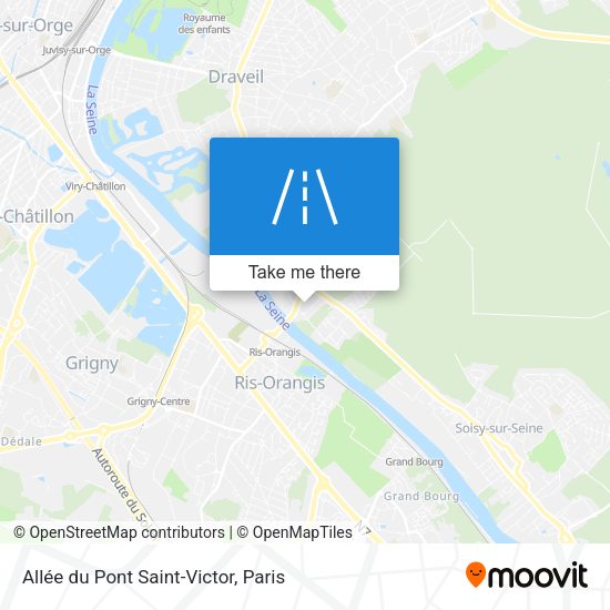 Allée du Pont Saint-Victor map