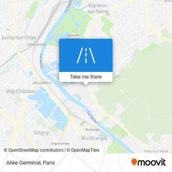 Allée Germinal map