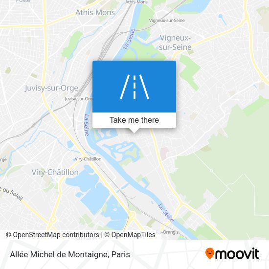 Allée Michel de Montaigne map