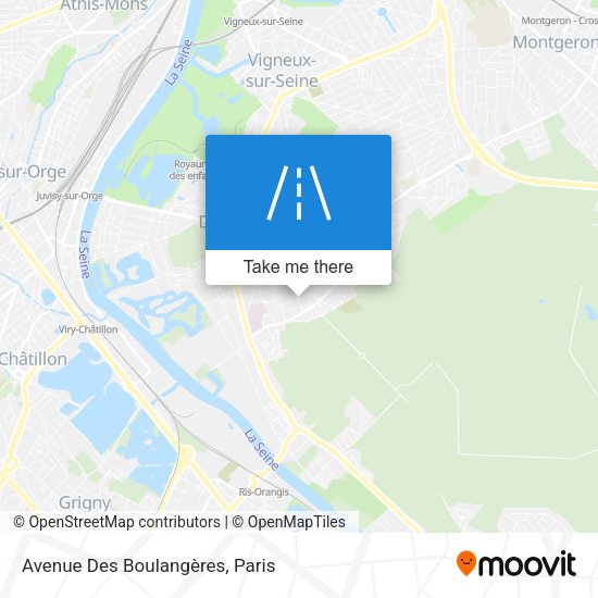 Avenue Des Boulangères map