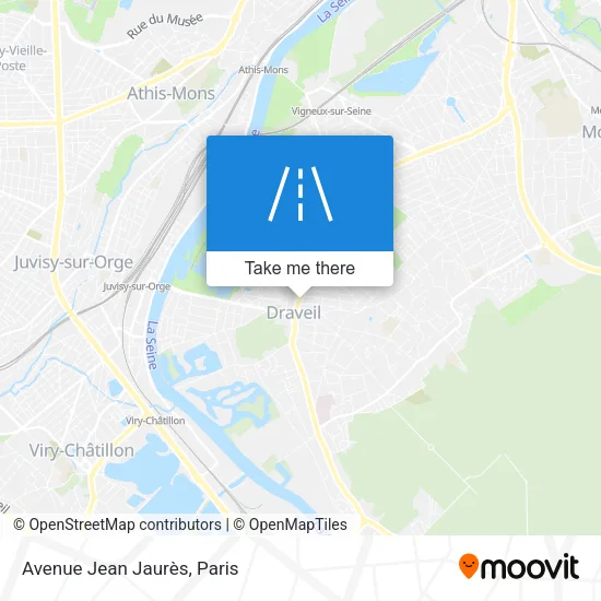 Avenue Jean Jaurès map