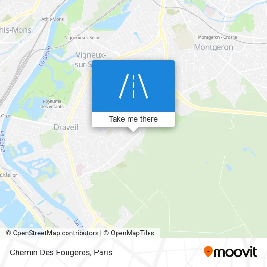 Chemin Des Fougères map
