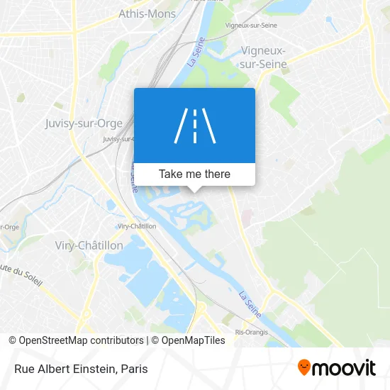 Rue Albert Einstein map