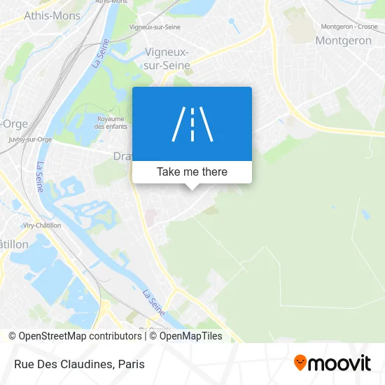 Rue Des Claudines map