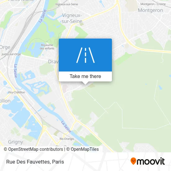 Rue Des Fauvettes map