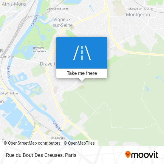 Rue du Bout Des Creuses map