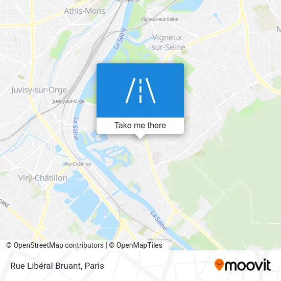 Rue Libéral Bruant map