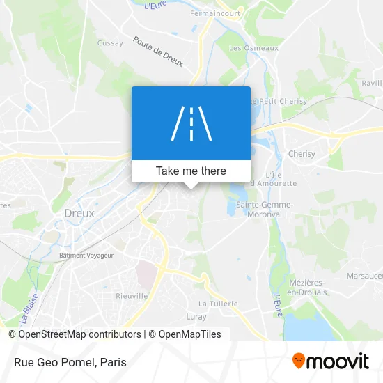 Rue Geo Pomel map