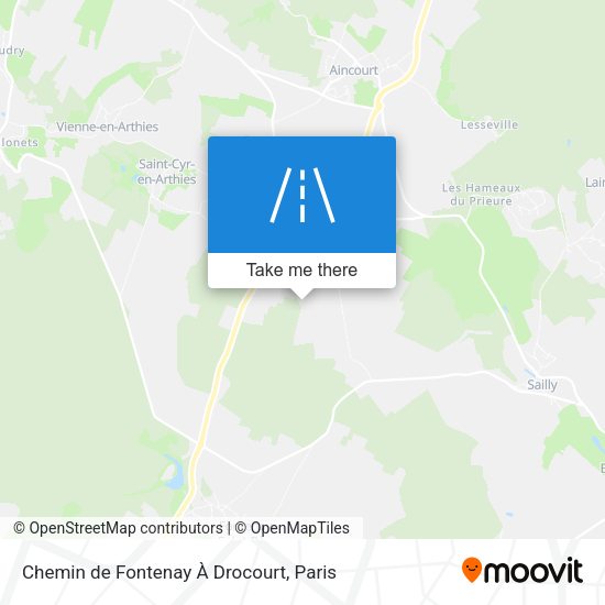 Chemin de Fontenay À Drocourt map