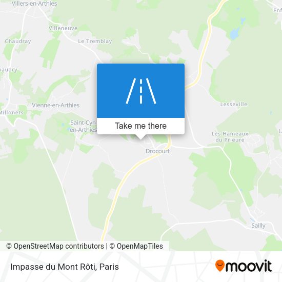 Impasse du Mont Rôti map