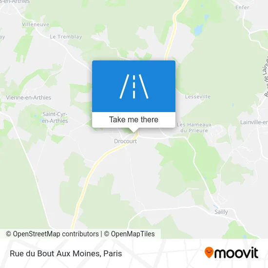 Rue du Bout Aux Moines map