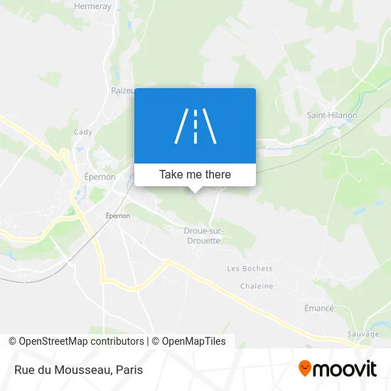 Rue du Mousseau map