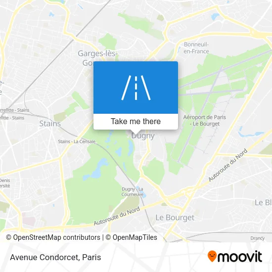 Avenue Condorcet map