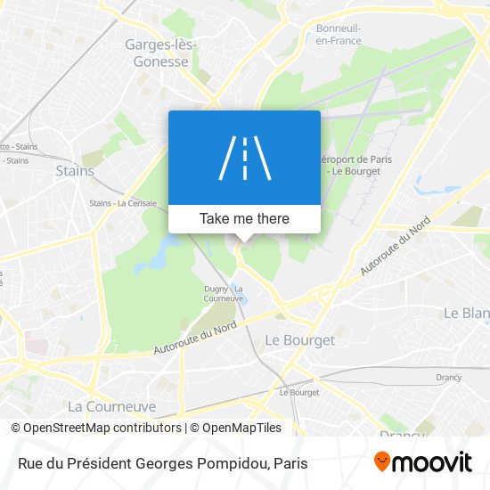 Mapa Rue du Président Georges Pompidou