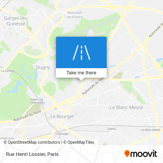 Rue Henri Lossier map