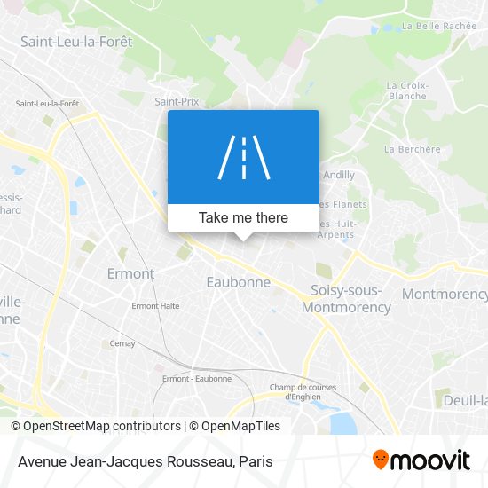 Avenue Jean-Jacques Rousseau map
