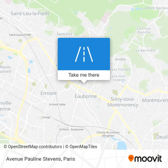 Avenue Pauline Stevens map