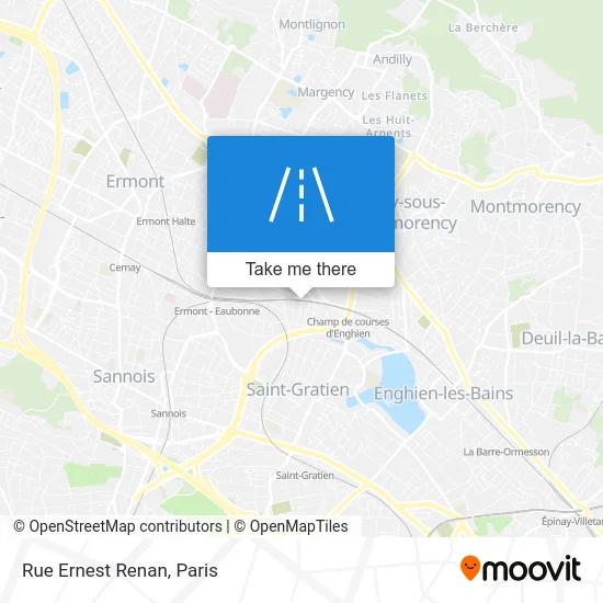 Rue Ernest Renan map