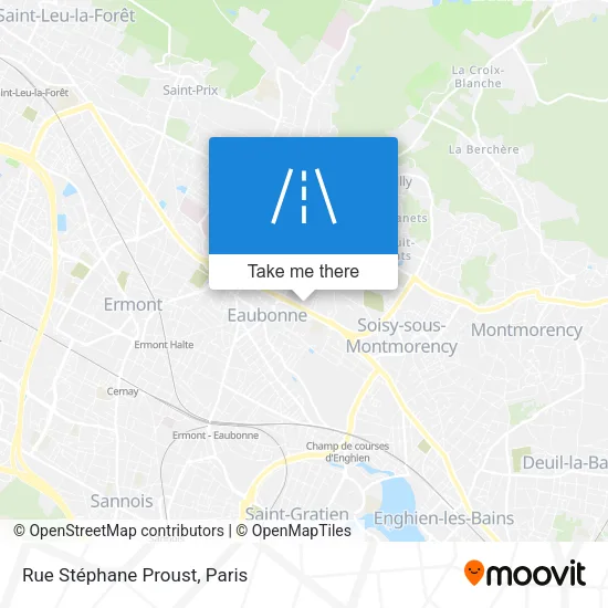 Rue Stéphane Proust map