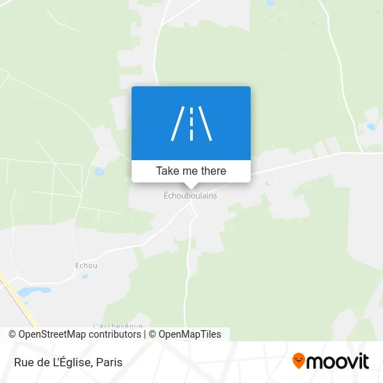 Rue de L'Église map