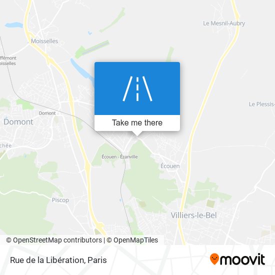 Mapa Rue de la Libération