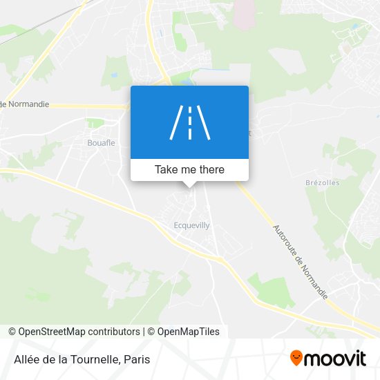 Allée de la Tournelle map