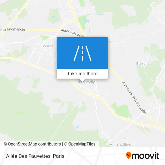 Allée Des Fauvettes map