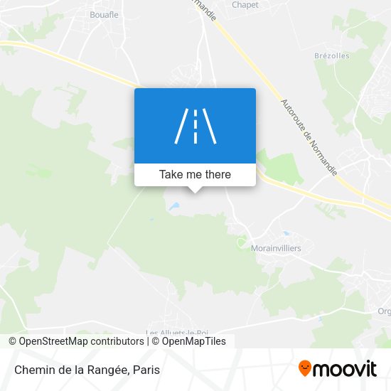 Chemin De La Rangée map
