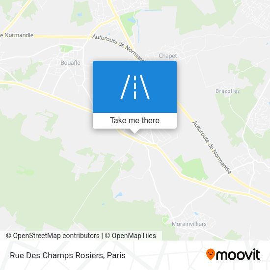 Rue Des Champs Rosiers map