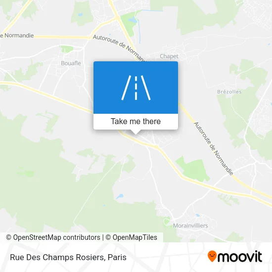 Mapa Rue Des Champs Rosiers