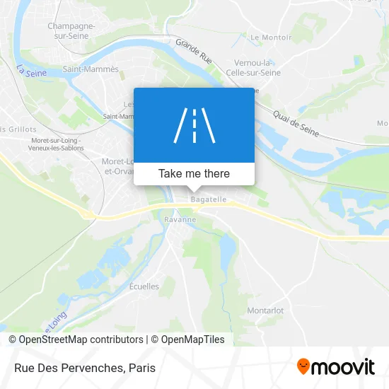 Rue Des Pervenches map